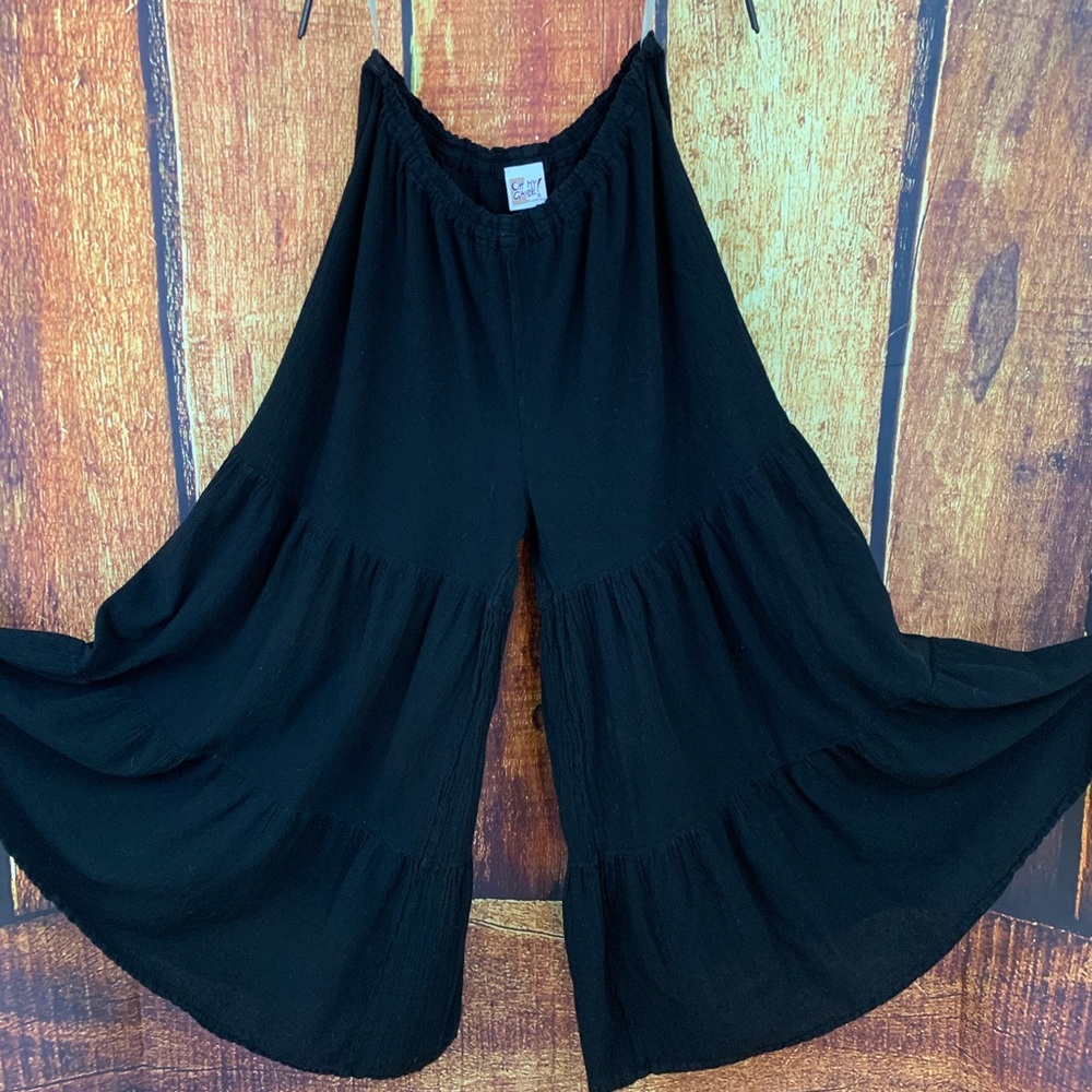 OH MY GAUZE- "CARNIVAL" Palazzo Tiered Pant
